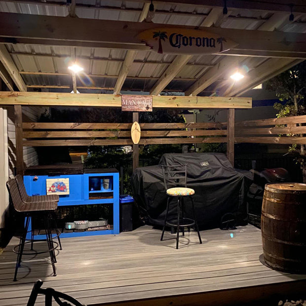 Solar Chandelier One With Two Bulbs