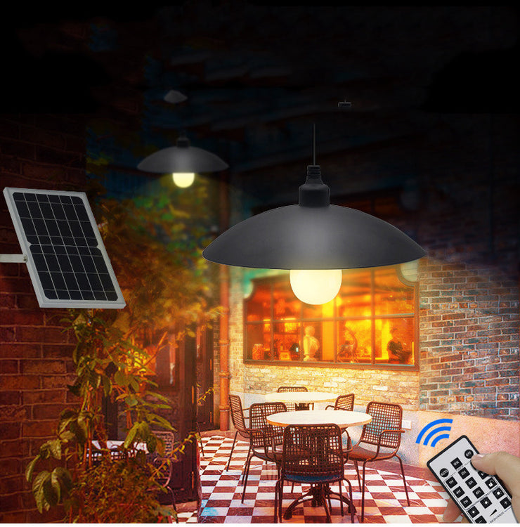 Solar Chandelier One With Two Bulbs