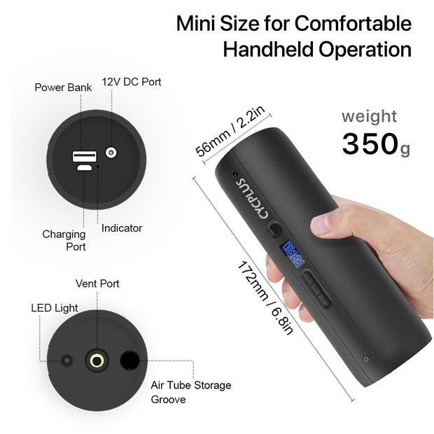 Smart Pump For Manual Tire Inflator