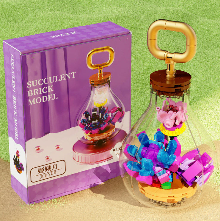 Compatible With Building Blocks, Flower Bulbs And Succulents