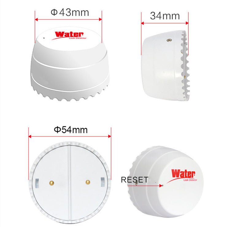 WiFi Smart Leakage Alarm Home Overflow Flood Detector With Buzzer