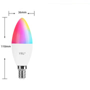 Smart WifI Led Lamp E14 RGB CW WW Led Bulb Dimmable 85-265V Voice Control Light Bulbs Alexa Google Home For Home Decorative