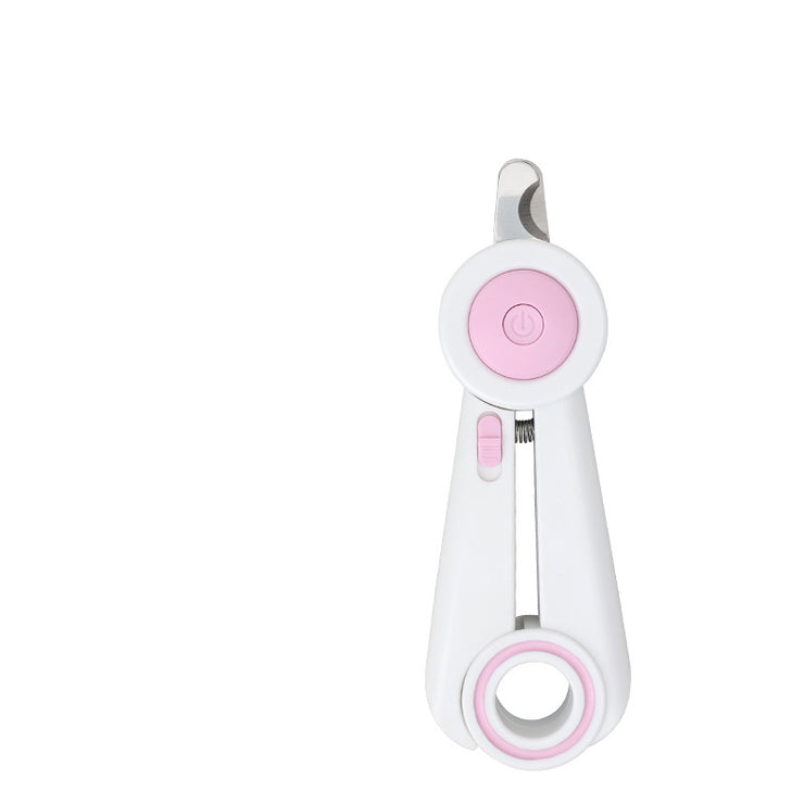 Dog Nail Clippers Nail Grinder Cat Nail Clippers Build-in LED Light Anti-blood Position Nail Clippers Pet